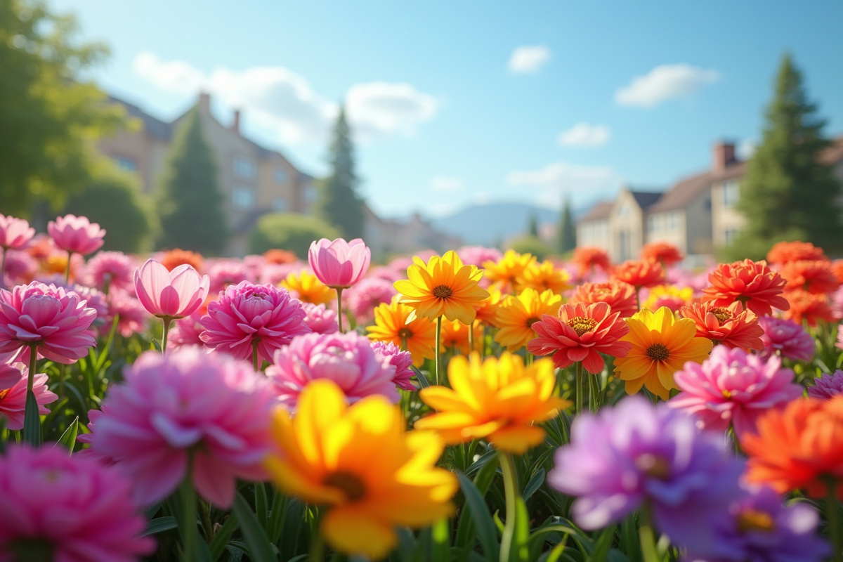 feuilles fleurs