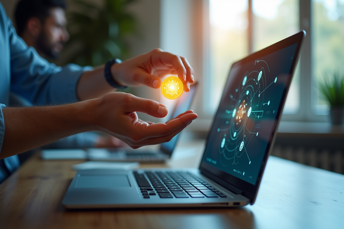 transfert blockchain